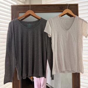 Tommy John T-shirt & Second Skin Long Sleeve Soft Cotton Top Bundle